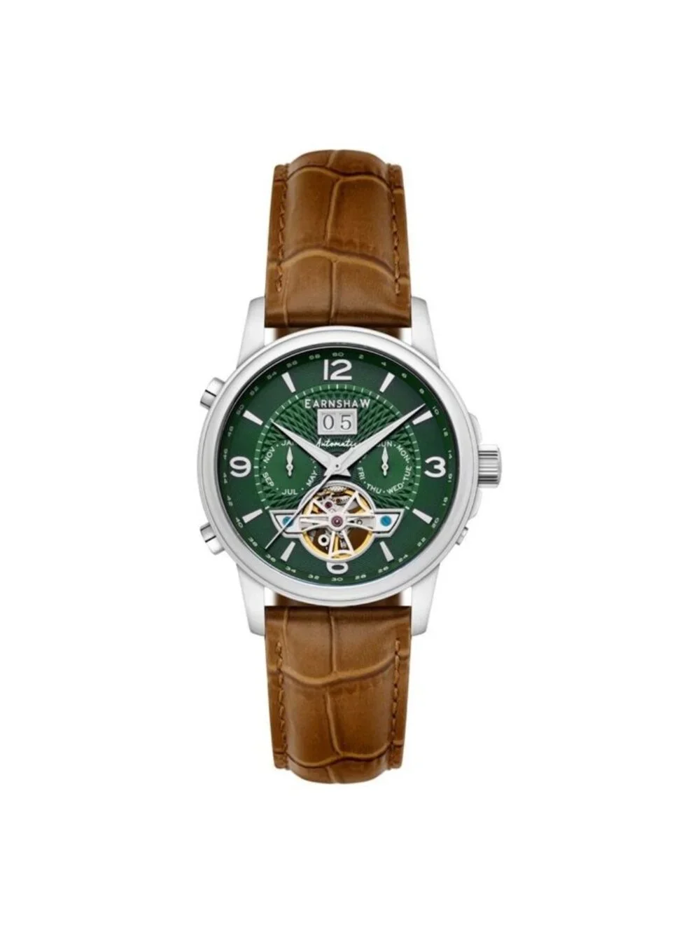 NWT Thomas Earnshaw Marylebone Green Dial Men's Watch